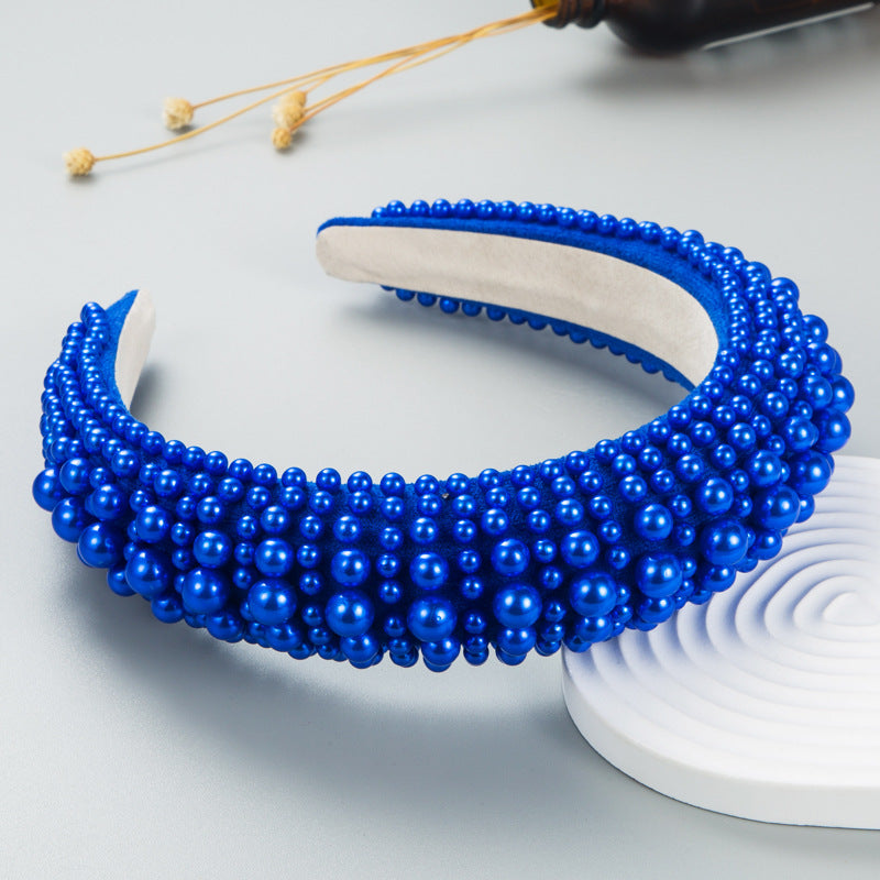 Wholesale full pearl sponge hair band hair accessories